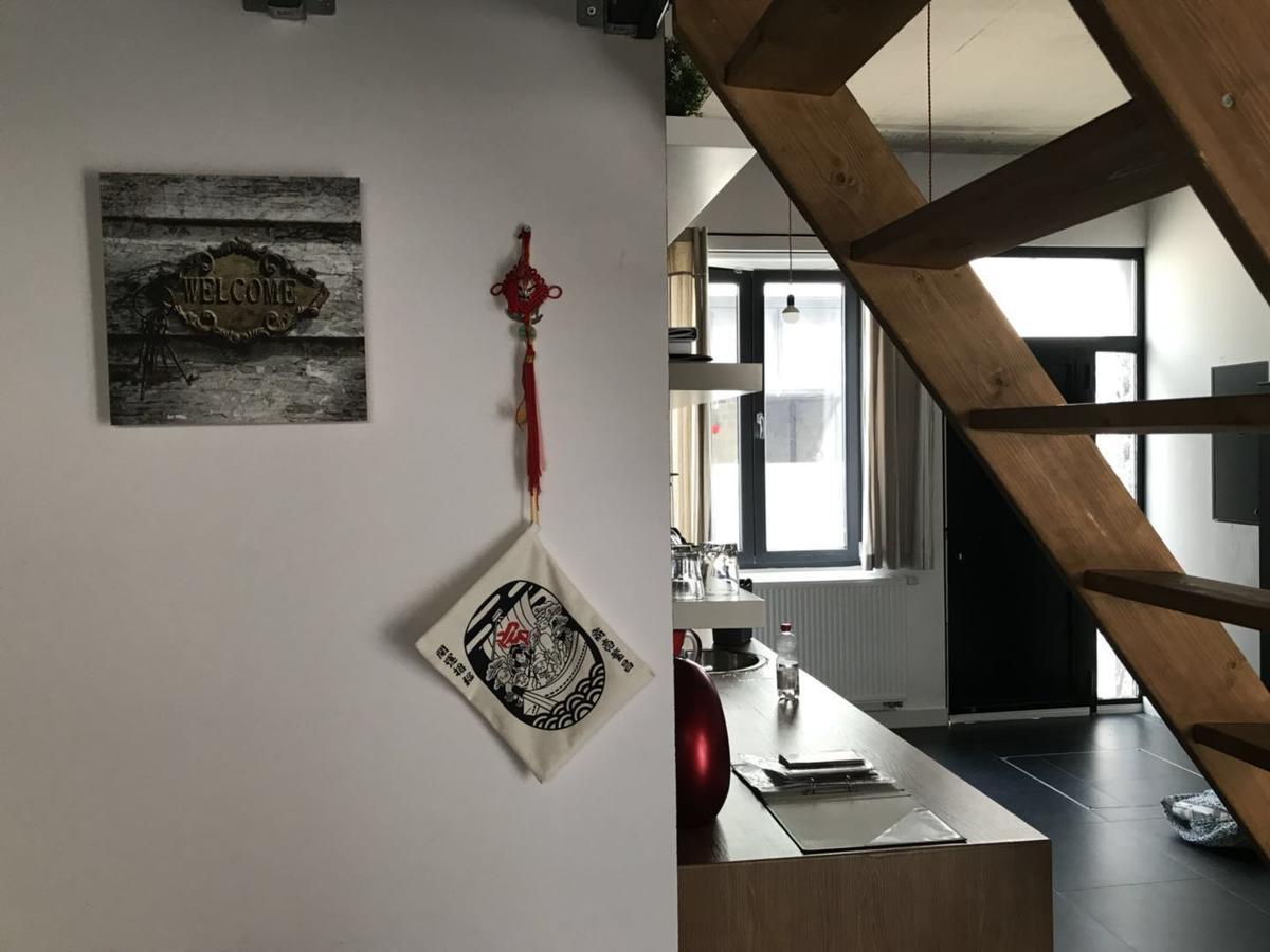 Modern Cozy Studio With Backyard Антверпен Екстериор снимка